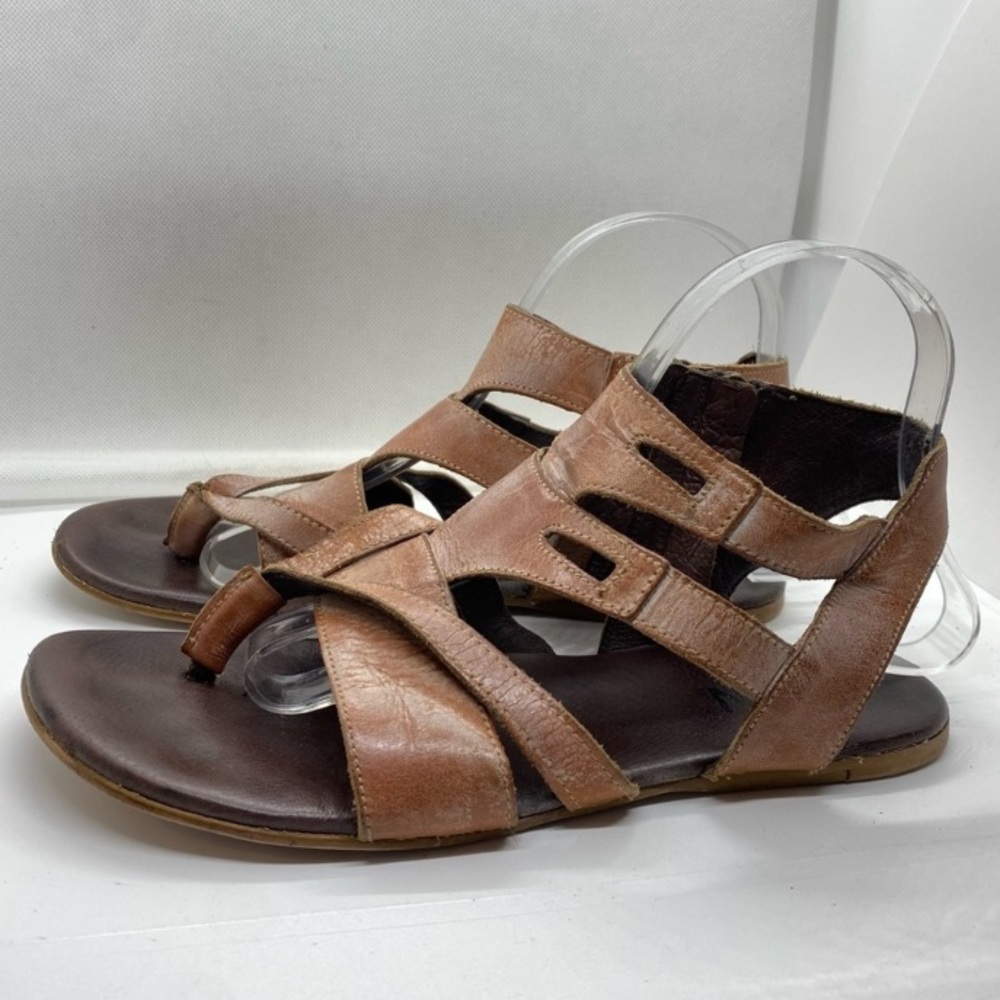 BED STU Sandals ROAN CHARLIE EPICA Brown Leather Gladiador Size 8